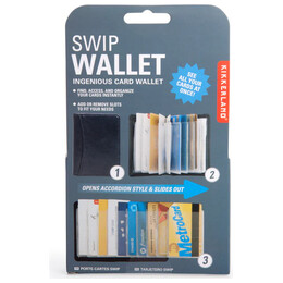 Πορτοφόλι - Θήκη Καρτών Kikkerland SWIP Card Wallet Black WA20