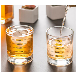 Σετ Ποτήρια Kikkerland Five Stages To Happiness Glasses GL20