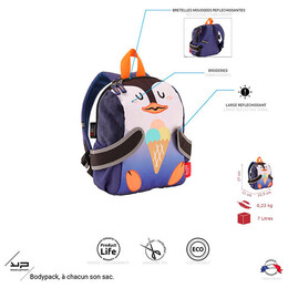 Τσαντάκι Πλάτης Νηπιαγωγείου Bodypack Πιγκουίνος 1656