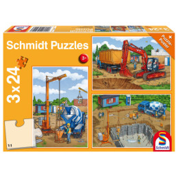 Παζλ 3 Χ 24 τεμάχια - Εργοτάξιο 56200