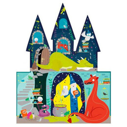 Floss and Rock Παζλ 40τμχ "Μαγικά Ξόρκια" σε Σχήμα Κάστρου - 42p6328