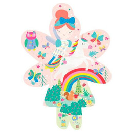 Floss and Rock Παζλ 20τμχ "Νεράιδα του Ουράνιου Τόξου" σε Σχήμα Νεράιδας- 42p6331