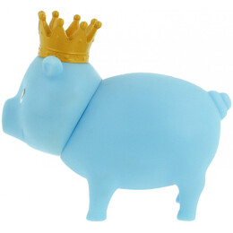 Γουρουνάκι Κουμπαράς Κορώνα Γαλάζιο 9005