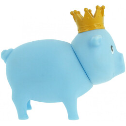 Γουρουνάκι Κουμπαράς Κορώνα Γαλάζιο 9005