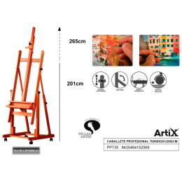 Καβαλέτο Επαγγελματικό Artix 70x65x201(265)cm PP735