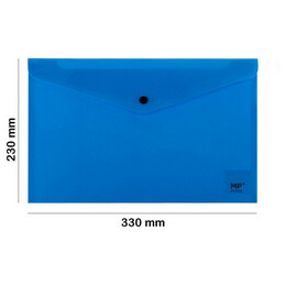 Φάκελος Κουμπί Α4 MP Μπλε PC005