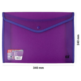 Φάκελος Κουμπί Α4 MP Κόκκινο PC154