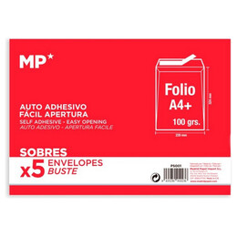 Σακούλες Λευκές Αυτοκόλλητες MP 324 x 229mm 5τμχ PS001