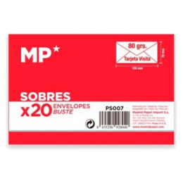 Φάκελα Λευκά MP 105 x 70mm 20τμχ PS007