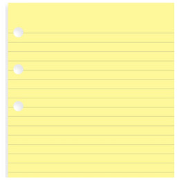 Filofax Personal Κίτρινο Ριγέ Σημειωματάριο 132201