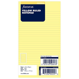 Filofax Personal Κίτρινο Ριγέ Σημειωματάριο 132201