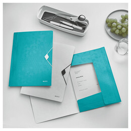 Ντοσιέ LEITZ Wow Α4 Με Λάστιχο ice blue 4599