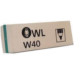Γόμα Λευκή OWL W40
