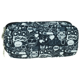 Κασετίνα Οβάλ Gim Emoji Too Lit 368-01141