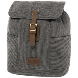 Τσάντα Πλάτης Polo Retro Γκρι 9-07-019-2100