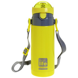 Ecolife Kids Thermos 400ml Κίτρινο 33-BO-2996