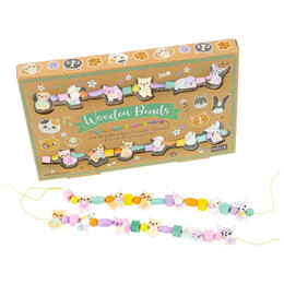 Σετ Κατασκευής Κοσμημάτων Girabrilla Με Ξύλινες Χάντρες Και Σκυλάκια 87025