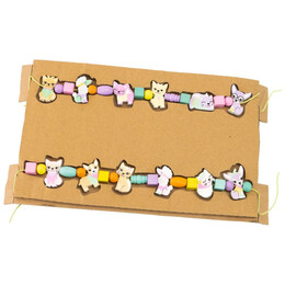 Σετ Κατασκευής Κοσμημάτων Girabrilla Με Ξύλινες Χάντρες Και Σκυλάκια 87025