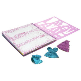 Μπλοκ Σχδίασης Με 4 Stencils & Φορέματα Girabrilla Fashion Sketchbook 02589