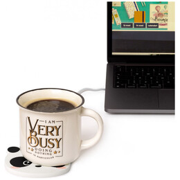 Usb εστία θέρμανσης κούπας - Warm it up - USB Mug Warmer "Panda" WIU0001