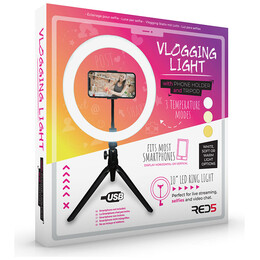 Κιτ Φωτισμού The Source Vlogging Light with Tripod White 10′ 85460