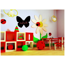 Μαυροπίνακας Επιτοίχιος Securit Πεταλούδα FB-BUTTERFLY