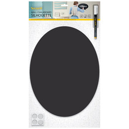 Μαυροπίνακας Επιτοίχιος Securit Οβάλ FB-OVAL