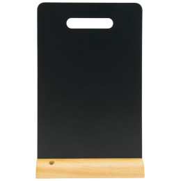 Μαυροπίνακας Επιτραπέζιος Securit Διπλής Όψης με Ξύλινη Βάση Χερούλι FBT-CARRY