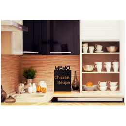 Μαυροπίνακας Επιτραπέζιος Securit Διπλής Όψης με Ξύλινη Βάση Memo FBT-MEMO