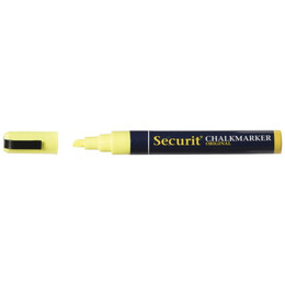 Μαρκαδόρος Υγρής Κιμωλίας Securit Marker 510 Yellow SMA510-YE