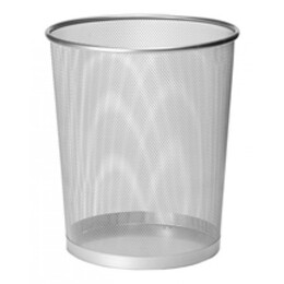 Καλάθι Αχρήστων Πλέγμα Osco 35cm 5095 ασημί