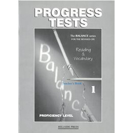 Balance 1 (Reading &Vocabulary) Progress Tests Teacher's