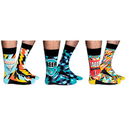 Σετ Ανδρικές Κάλτσες United ODD Socks Bottoms Up 3 Ζευγάρια σε Συσκευασία Δώρου 94.02.003