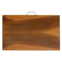 Τάβλι Βαλίτσα Viotask Από Ξύλο Καρυδιάς 48x30cm