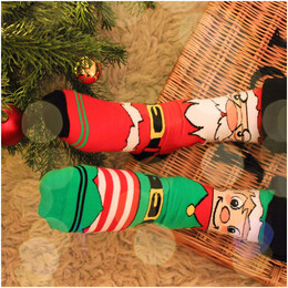 Σετ Ανδρικές Χριστουγεννιάτικες Κάλτσες United ODD Socks Santa Banta 3 Ζευγάρια σε Συσκευασία Δώρου 94.02.004