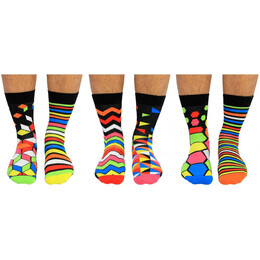 Σετ Ανδρικές Κάλτσες United ODD Socks Socks Addict 3 Ζευγάρια σε Συσκευασία Δώρου 94.02.002