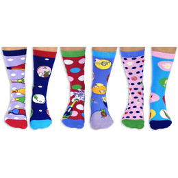 Σετ Γυναικείες Κάλτσες United ODD Socks Let's Brunch 3 Ζευγάρια σε Συσκευασία Δώρου 94.03.002