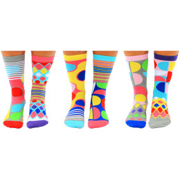 Σετ Γυναικείες Κάλτσες United ODD Socks Foot Kandy 3 Ζευγάρια σε Συσκευασία Δώρου 94.03.004