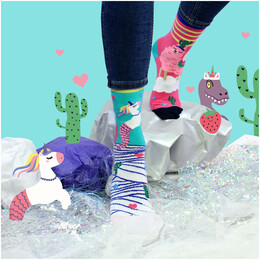 Σετ Γυναικείες Κάλτσες United ODD Socks Cactus 3 Ζευγάρια σε Συσκευασία Δώρου 94.03.003