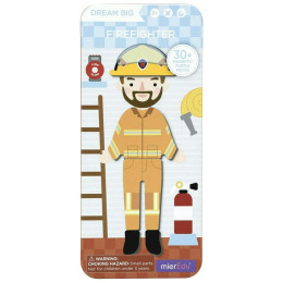 Μαγνητικό Παζλ σε Μεταλλική Κασετίνα mierEdu Firefighter 30τμχ ME085