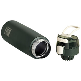 Ανοξείδωτo Μπουκάλι Ecolife Με infuser 550ml Dark Green Thermos 33-BO-3035
