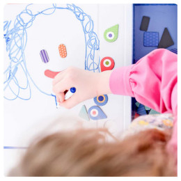 Μαγνητικό Εκπαιδευτικό Παιχνίδι Παζλ mierEdu Shapes 70τμχ ME152