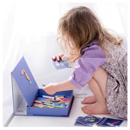 Μαγνητικό Εκπαιδευτικό Παιχνίδι Παζλ mierEdu Shapes 70τμχ ME152