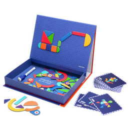 Μαγνητικό Εκπαιδευτικό Παιχνίδι Παζλ mierEdu Shapes 70τμχ ME152