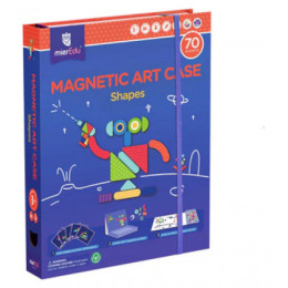 Μαγνητικό Εκπαιδευτικό Παιχνίδι Παζλ mierEdu Shapes 70τμχ ME152