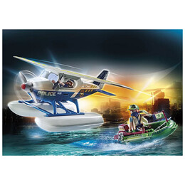 Playmobil Καταδίωξη λαθρέμπορου από αστυνομικό υδροπλάνο 70779
