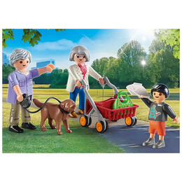 Playmobil Παππούς και γιαγιά με εγγονάκι 70990