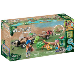 Playmobil Wiltopia - Φροντιστές ζώων με εξερευνητικό όχημα 71011