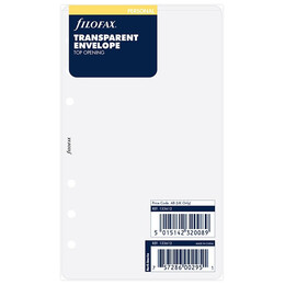 Filofax Personal Διαφανής φάκελος με άνοιγμα από πάνω 133612