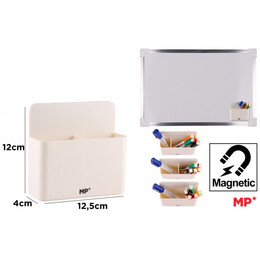 Θήκη μαρκαδόρων μαγνητική για ασπροπίνακα μαγνητικό 12χ4χ12,5 εκ MP PA948B
